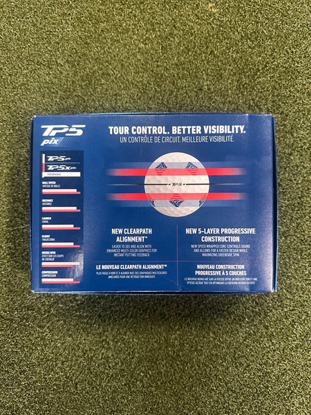 TaylorMade Golf Ball Taylormade Tp5 Pix Clear Path Alignment