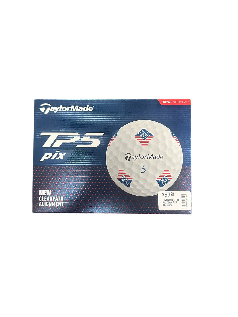 TaylorMade Golf Ball Taylormade Tp5 Pix Clear Path Alignment