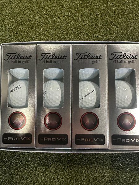 Titleist Golf Ball TITLEIST PRO V1x LEFT DASH WHITE GOLF BALLS