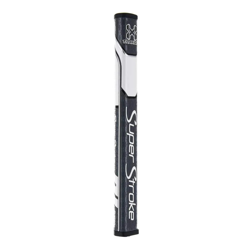 Tour Quality Golf's Shop Grey/White Super Stroke Traxion FLATSO 1.0 Putter Grip