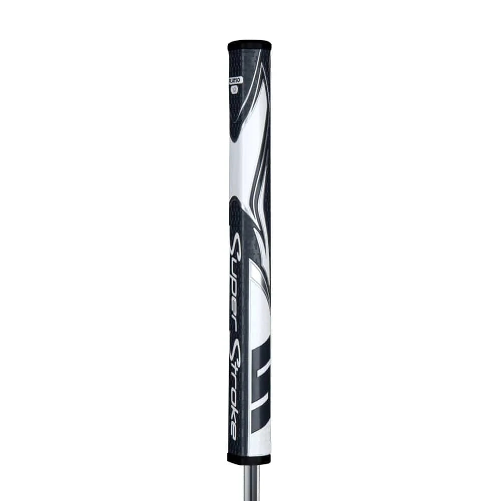 Tour Quality Golf's Shop Grey/White Super Stroke Zenergy FLATSO 1.0 Putter Grip