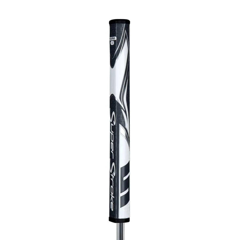 Tour Quality Golf's Shop Grey/White Super Stroke Zenergy FLATSO 1.0 Putter Grip