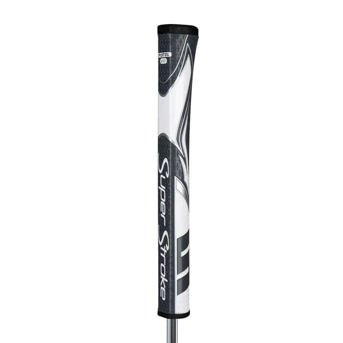 Tour Quality Golf's Shop Grey/White Super Stroke Zenergy Pistol GT 2.0 Putter Grip