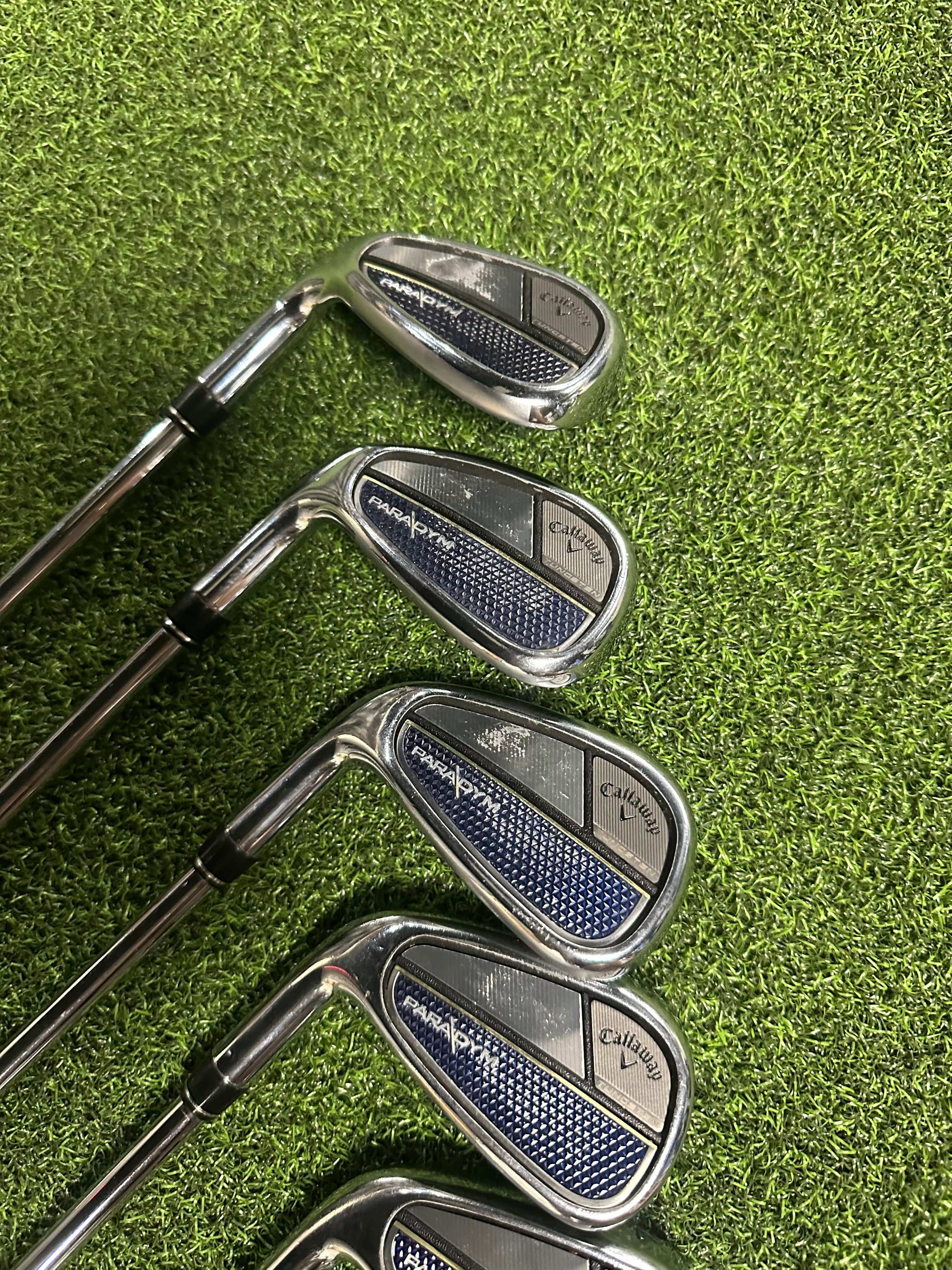 Callaway Iron Set Used LH Callaway Paradym 4/AW iron set