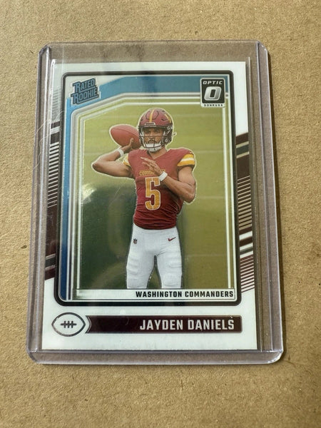 Tour Quality Golf's Shop Jayden Daniels 2024 Panini Optic Base Rated Rookie RC #248 Commanders!!!!