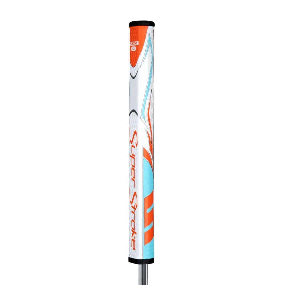 Tour Quality Golf's Shop Org/Blue/Wht Super Stroke Zenergy FLATSO 1.0 Putter Grip