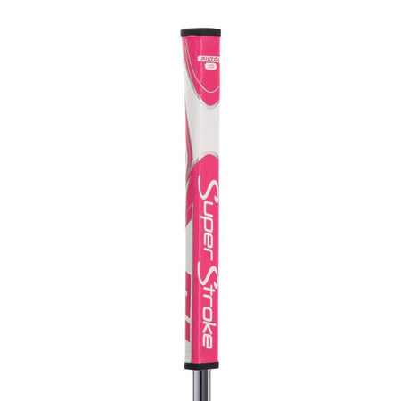 Tour Quality Golf's Shop Pink/White Super Stroke Zenergy Pistol GT 1.0 Putter Grip (Pink/White)