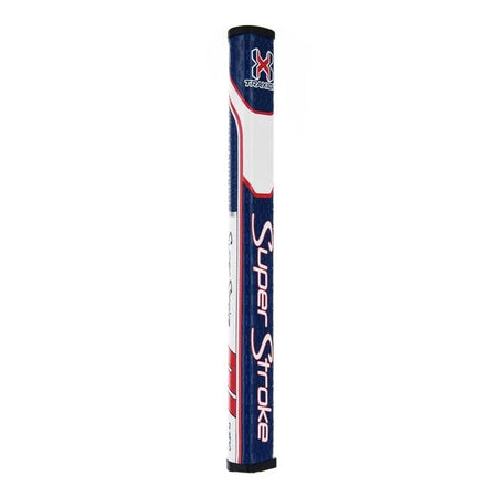 Tour Quality Golf's Shop Red/White/Blue Super Stroke Traxion FLATSO 1.0 Putter Grip