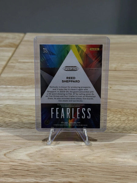 Tour Quality Golf's Shop Reed Sheppard 2024 Panini Prizm Draft Picks Rookie Fearless /55
