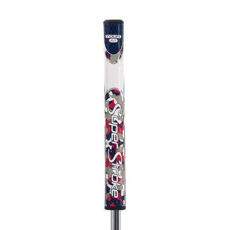 Tour Quality Golf's Shop Super Stroke Zenergy Tour 2.0 Putter Grip (Camo Red/White/Blue)
