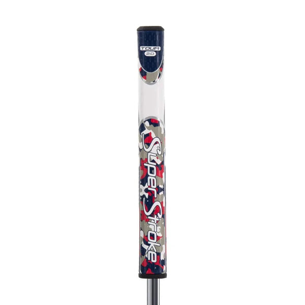 Super Stroke Zenergy Tour 2.0 Putter Grip (Camo Red/White/Blue