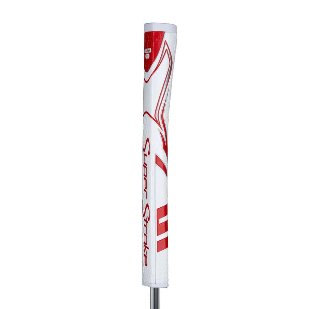 Tour Quality Golf's Shop White/Red Super Stroke Zenergy CLAW 1.0 Putter Grip