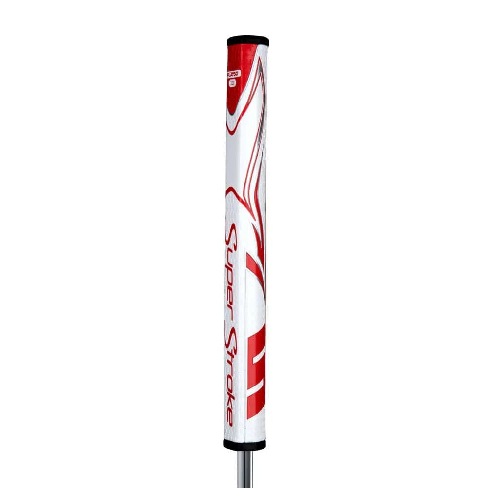 Tour Quality Golf's Shop White/Red Super Stroke Zenergy FLATSO 1.0 Putter Grip