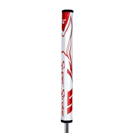 Tour Quality Golf's Shop White/Red Super Stroke Zenergy FLATSO 1.0 Putter Grip