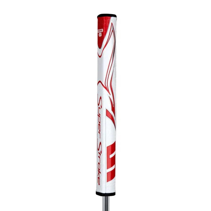 Tour Quality Golf's Shop White/Red Super Stroke Zenergy FLATSO 2.0 Putter Grip