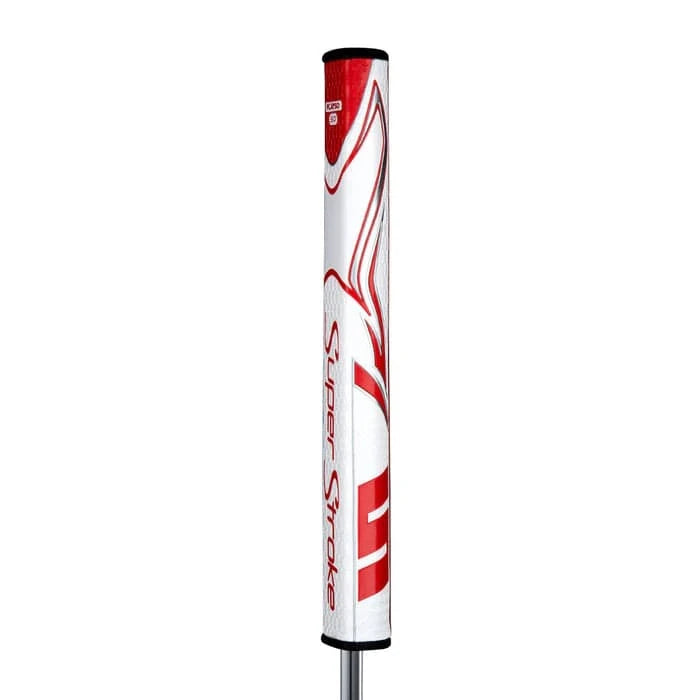 Tour Quality Golf's Shop White/Red Super Stroke Zenergy FLATSO 3.0 Putter Grip