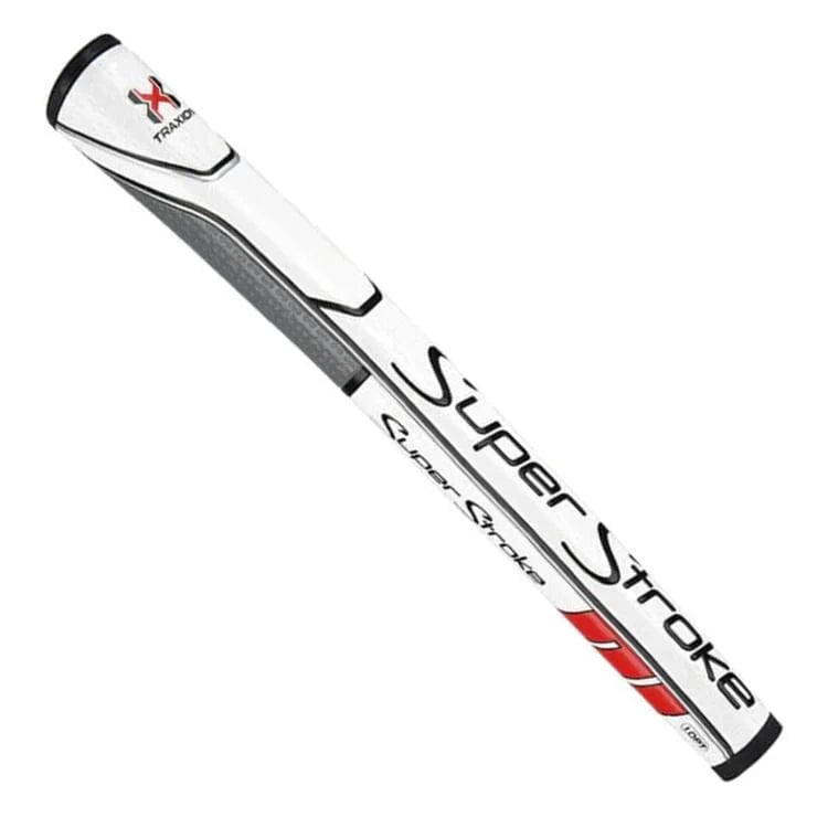 Tour Quality Golf's Shop Wht/Red/Gry Super Stroke 1.0PT Putter Grip