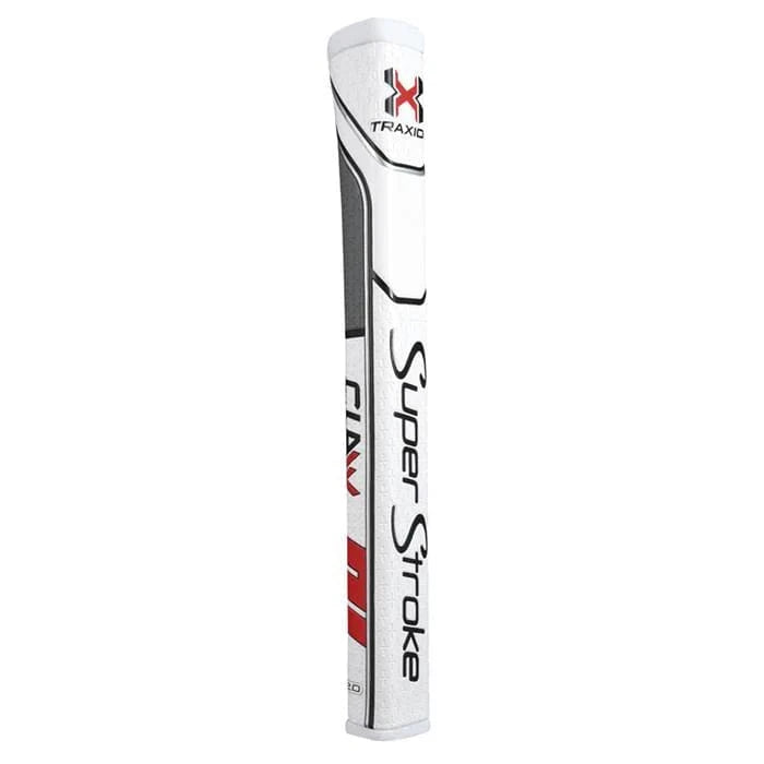 Tour Quality Golf's Shop Wht/Red/Gry Super Stroke Traxion CLAW 1.0 Putter Grip