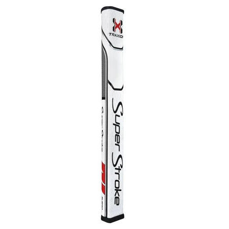 Tour Quality Golf's Shop Wht/Red/Gry Super Stroke Traxion FLATSO 1.0 Putter Grip