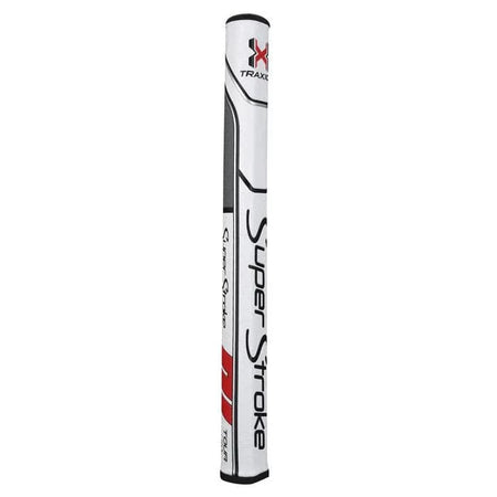 Tour Quality Golf's Shop Wht/Red/Gry Super Stroke Traxion Tour 1.0 Putter Grip